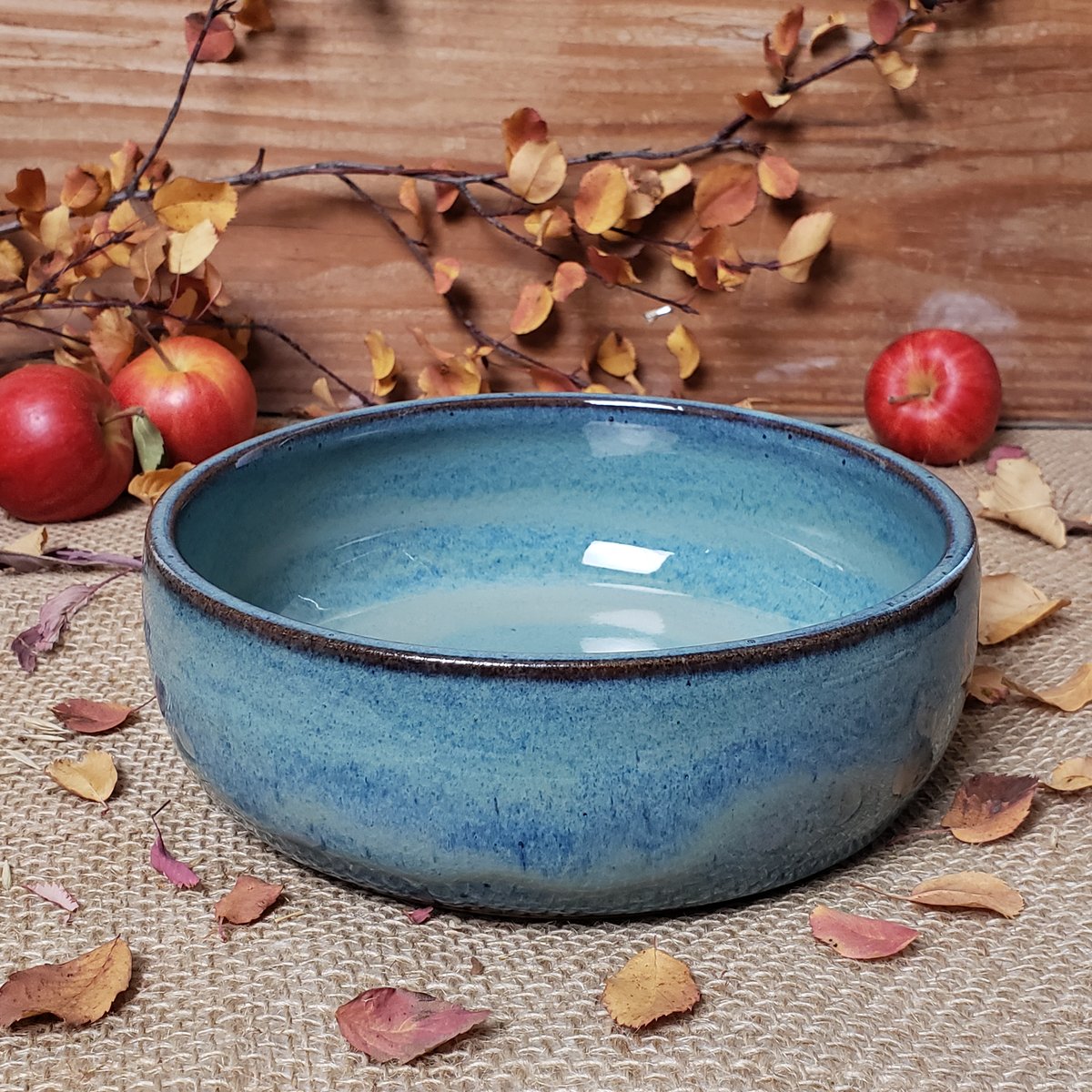 Image of One Dish Meal Bowl: Glacial Waters (Turquoise) #2 11/2024