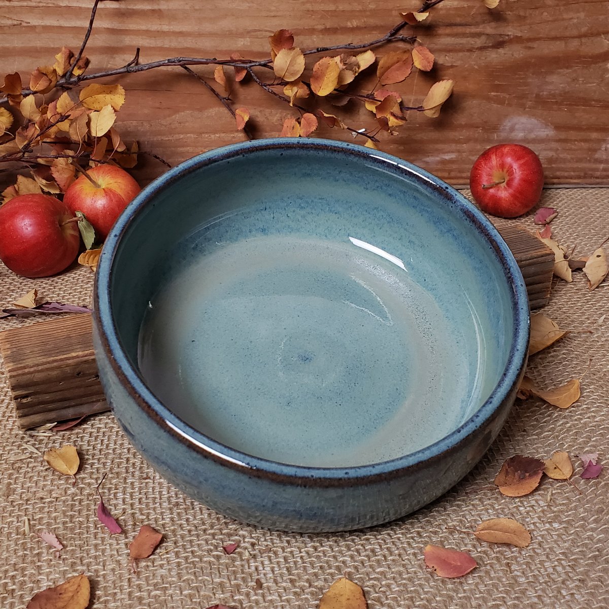 Image of One Dish Meal Bowl: Glacial Waters (Turquoise) #2 11/2024