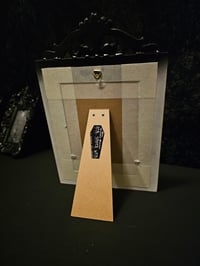 Image 2 of  Gothic Large Ornate black framed preserved web