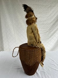 Image 3 of Native American on drum 