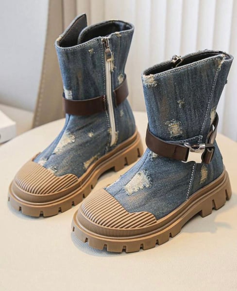 Image of Denim Boots 