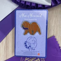Image 1 of Winner’s Gait Chow Chow Hard Enamel Pin