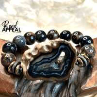 Image 2 of Agate w/Druzy Drip Center
