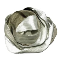 Image 4 of 10YD.  OLIVE BROWN HAND DYED SARI SILK RIBBON BY COLOR KISSED SILK