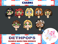 Dethpops : Acrylic Popcicle Charm