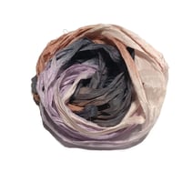 Image 2 of 10YD. SPOOKY HOLLOW HAND DYED SARI SILK RIBBON BY COLOR KISSED SILK