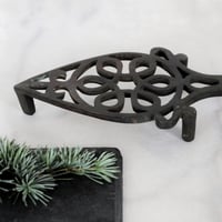 Image 2 of Antique Iron Trivet