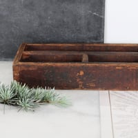 Image 1 of Wooden Compartment Box