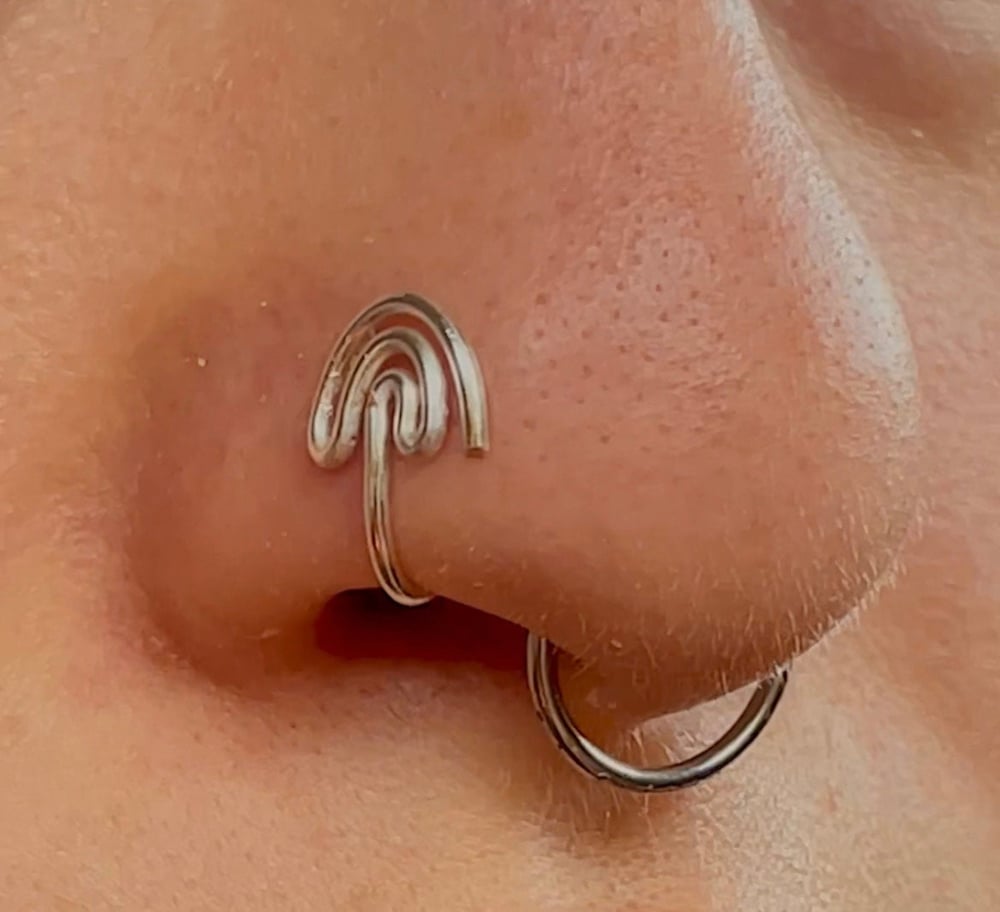 Image of Rainbow nose cuff (no piercing needed)