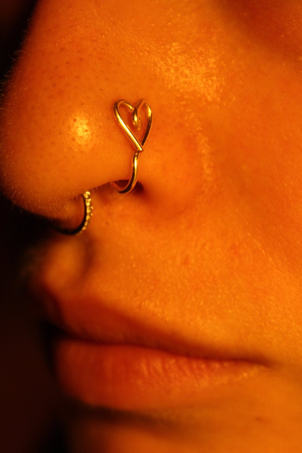 Image of Heart nose cuff (no piercing needed)