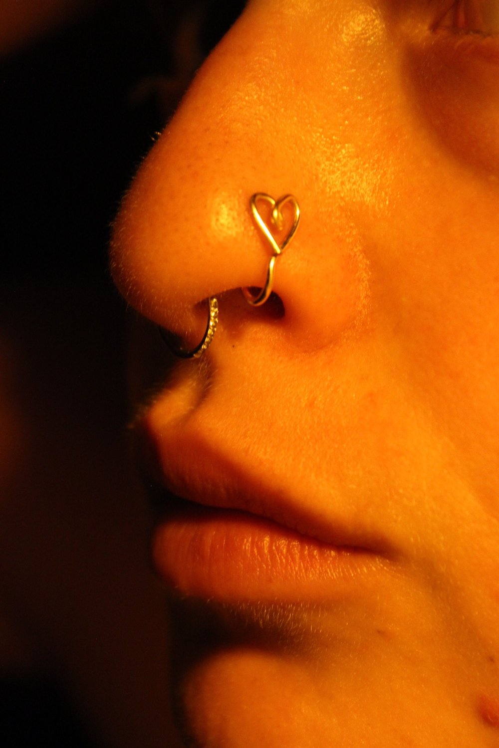 Image of Heart nose cuff (no piercing needed)