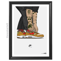 Image 2 of Sneaker Poster Air Max 1 x Atmos Supreme Animal Pack 1.0 