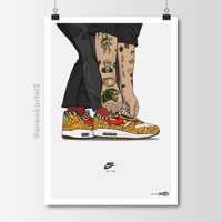 Image 1 of Sneaker Poster Air Max 1 x Atmos Supreme Animal Pack 1.0 