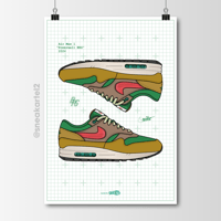 Image 1 of Sneaker Poster Air Max 1 ‘86 “Powerwall BRS”