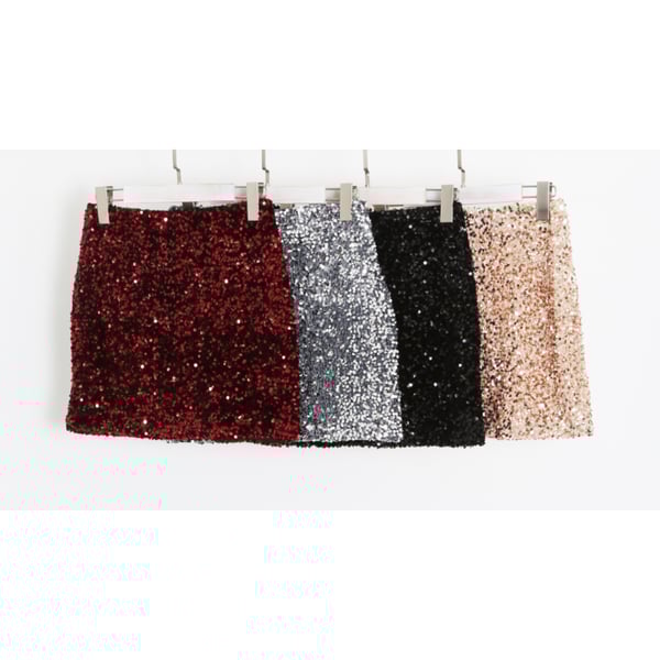 Image of Sequin mini skirt