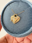 Image 3 of Opal Heart Gold Pendant