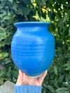 bright blue vase