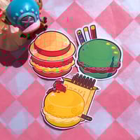 Image 1 of Straw Hat Macaron Stickers