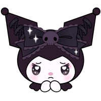 Pien Jirai Kei Kuromi Keychain