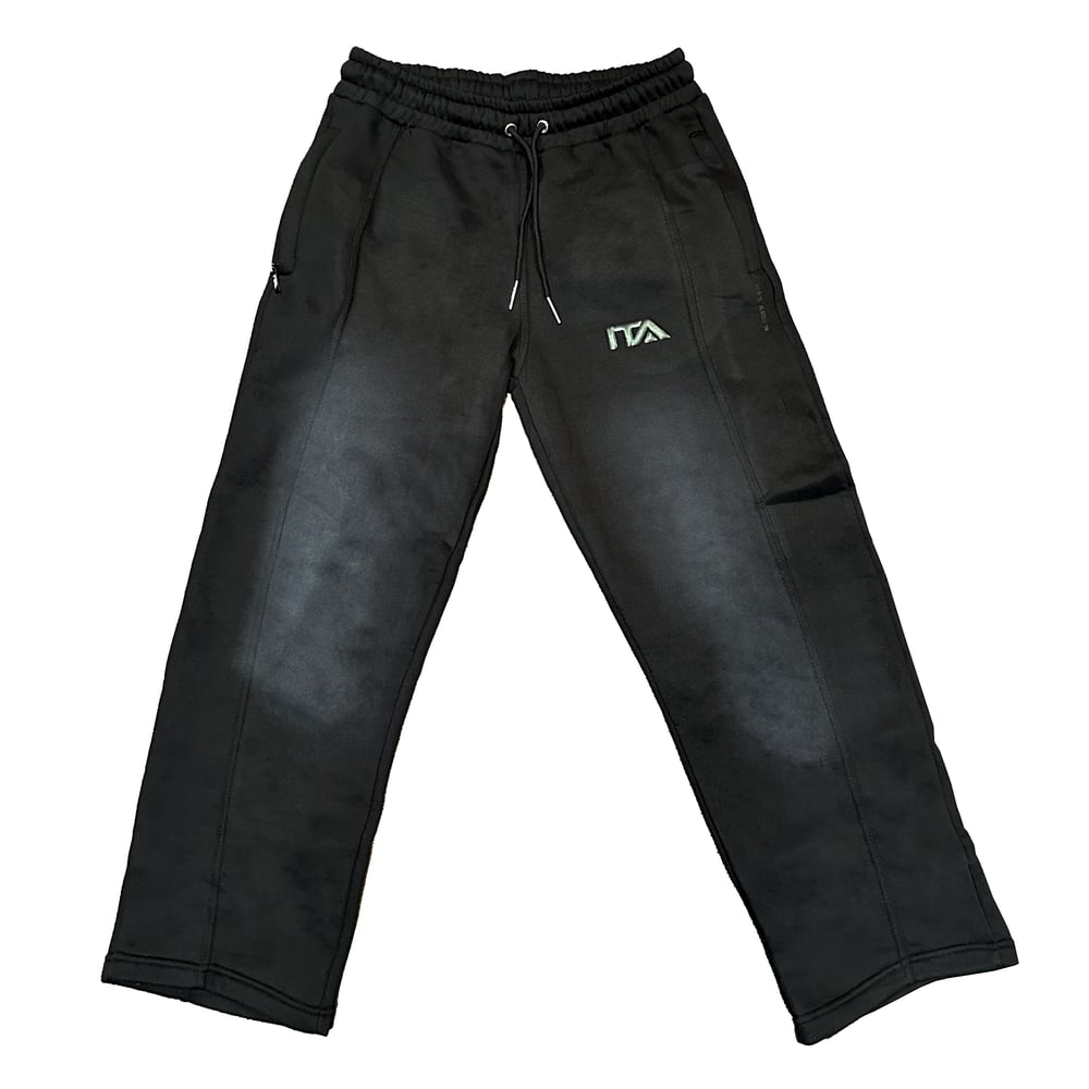 Image of Heavyweight Sunfaded Sweatpants Black