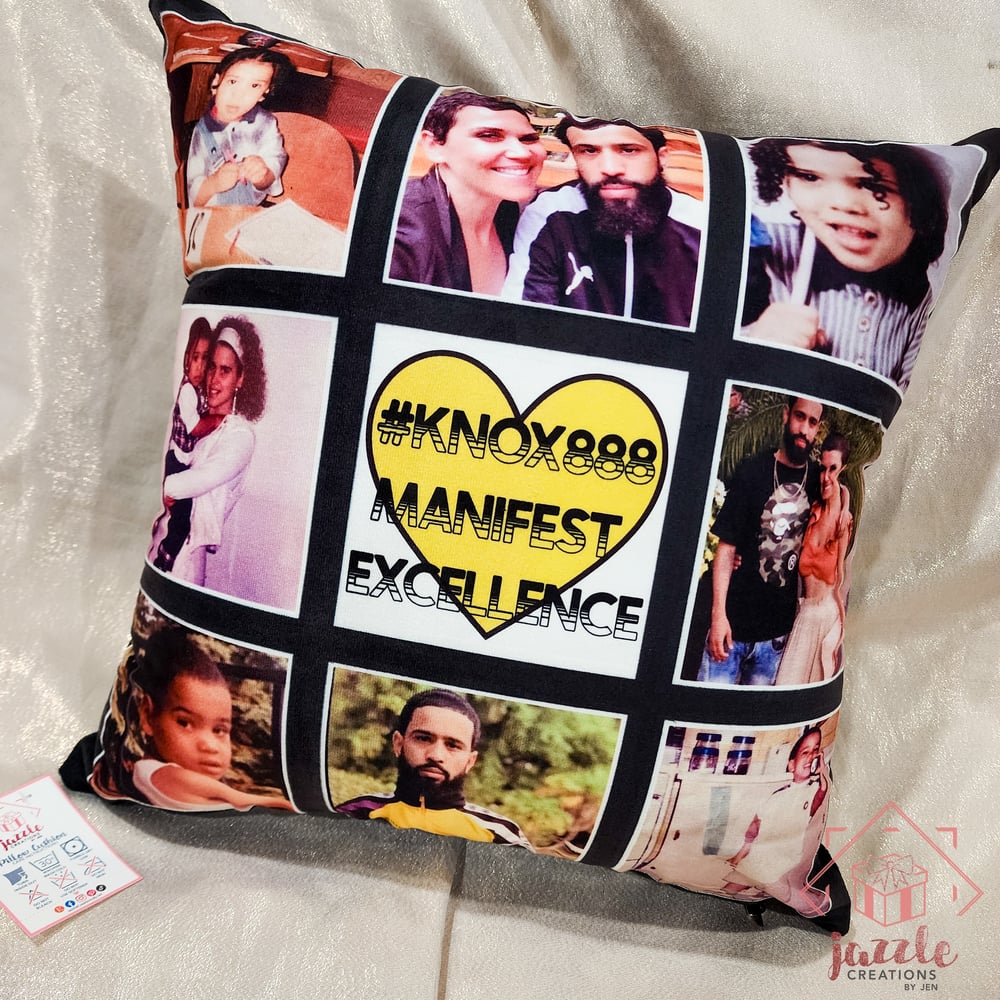 Image of 9 Panel Photo Pillow