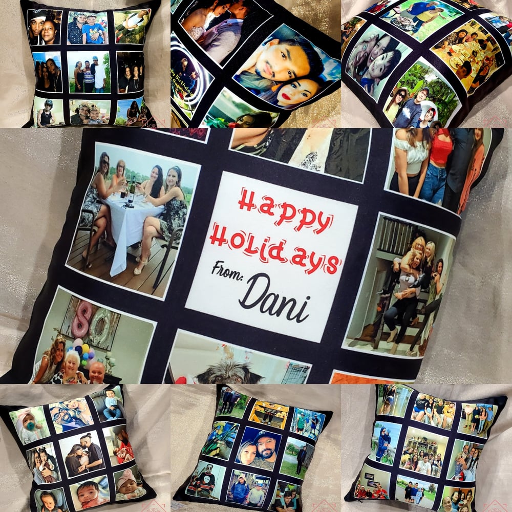 Image of 9 Panel Photo Pillow