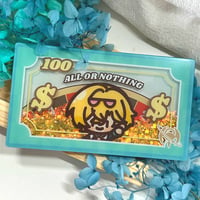 Image 3 of Glitter Aventurine Dollar Keychain/Block