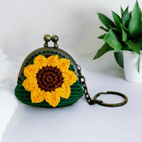 Sunflower Mini Coin Purse - 5cm