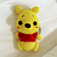 Image 1 of Winnie the Pooh Keyring