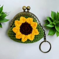 Image 1 of Sunflower Coin Purse - 6.5cm