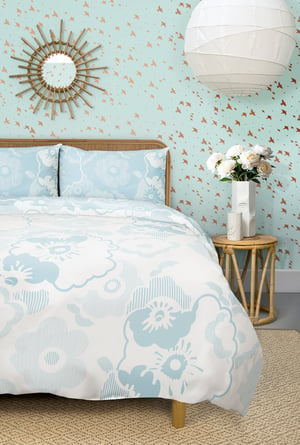 Image of Alice Duvet Cover Set - Powder Blue