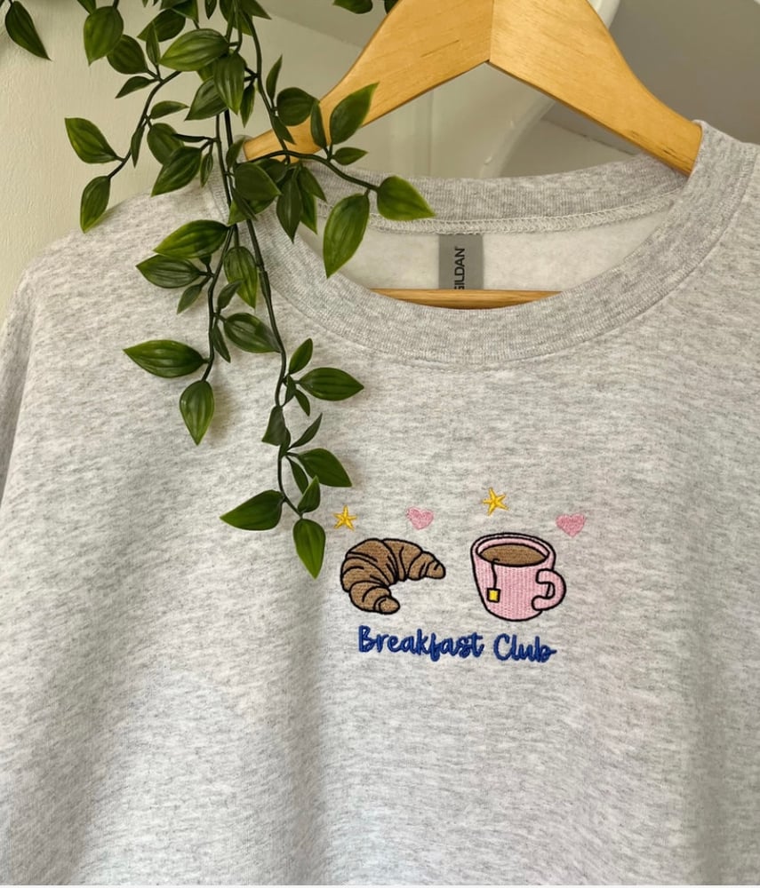 Image of Breakfast club sweatshirt ☕️🥐