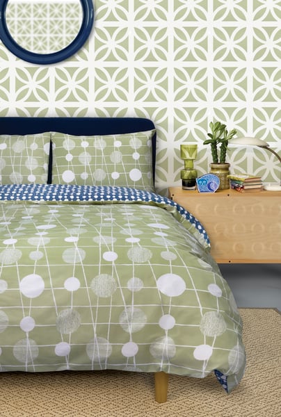 Image of Pavilion Duvet Cover Set - British Lichen