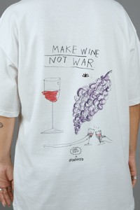 Image 1 of Make Wine Not War T-Shirt