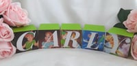 Image 3 of Peter Pan Inspired Wood Name Blocks,Peter Pan Blocks,Peter Pan Centrepiece 