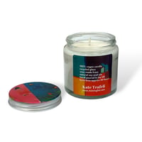 Image 5 of Ltd Edition Small Scented Travel Candle with Art Lid & Label 