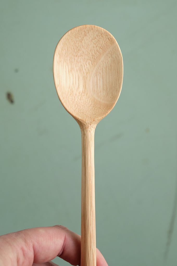 Image of Faceted Oval Cooking Spoons