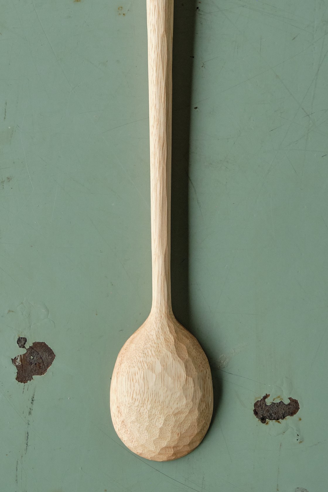 Image of Faceted Oval Cooking Spoons