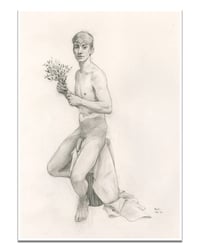 PRINT - Oliver's flowers