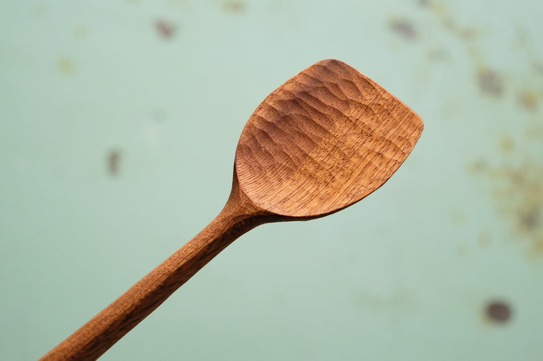 Image of Faceted Cooking Spoon/Spatula