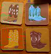 Image 1 of COWBOY BOOT 9x9cm ARTWORK