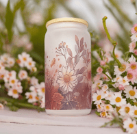 Floral Libby Glass Eleven