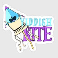 Image 1 of Yiddish Kite Sticker