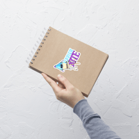 Image 3 of Yiddish Kite Sticker