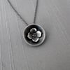 Sterling Silver Floating Dogwood Blossom Necklace