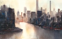 Image 3 of NYC Skyline Print Set 
