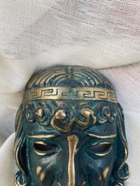 Image 5 of Masque grec en bronze, fait main