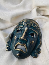 Image 4 of Masque grec en bronze, fait main