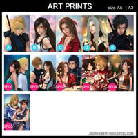 Image 5 of FINAL FANTASY VII REMAKE - THE CHILDHOOD PROMISE ART PRINT