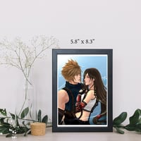 Image 2 of FINAL FANTASY VII REMAKE - BECAUSE I HAVE YOU ART PRINT